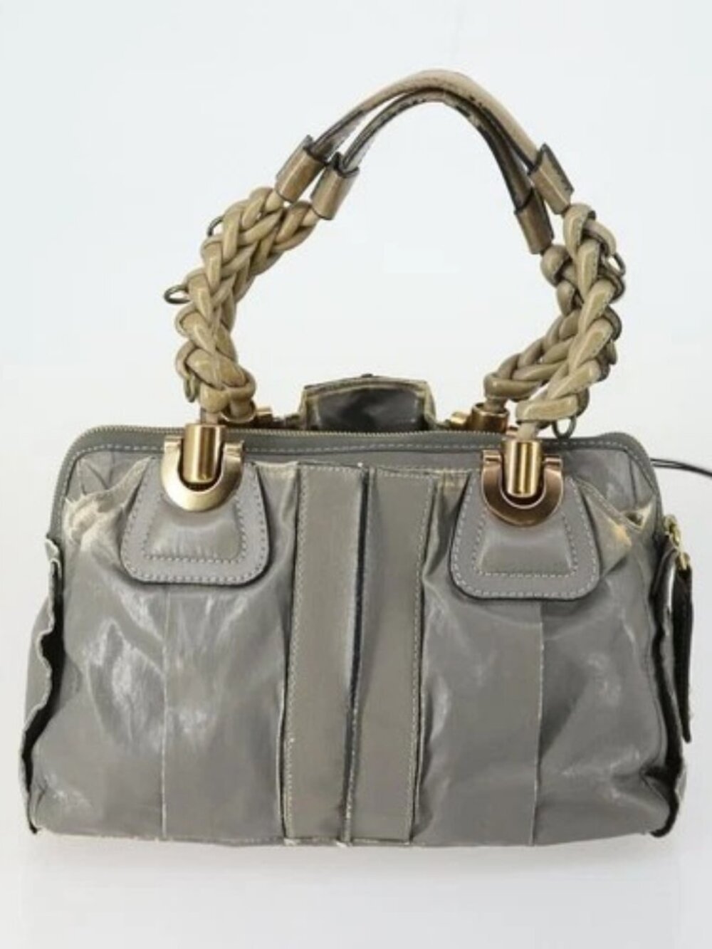 Burberrys Chloe Cartier Fendi BALLY Shoulder Bag Leather 5 Set Black Auth 158553 - Picture 2 of 15